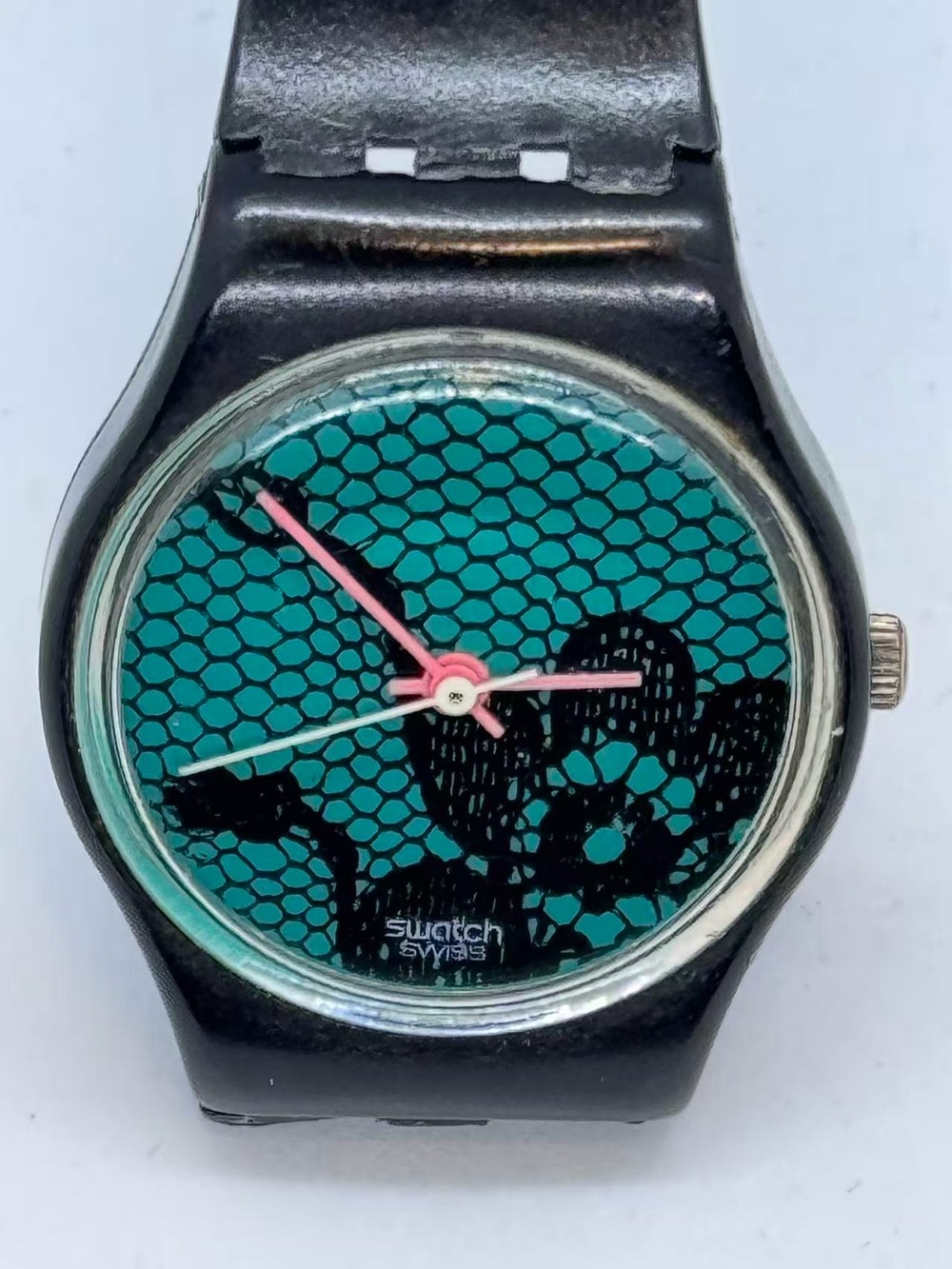 Vintage Swatch Velvet Underground LB108 Women Quartz Watch 25mm New Battery Runs